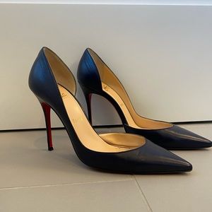 Christian Louboutin navy blue high heels size 39.5